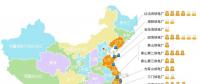 中國大陸運營和在建核電分布圖、大數據（截至20180224）