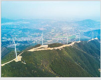 浙北最大低風速風電場一期（53MW）正式并網發電