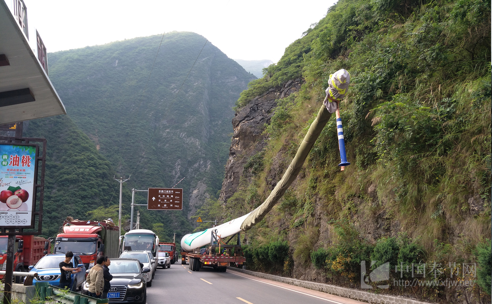 交通提示：金鳳山風電項目大件陸續運輸 途經車輛請注意（組圖）