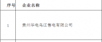 關(guān)于貴州省61家售電公司完成備案的公告