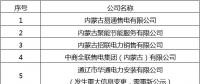 蒙東公示第五批5家售電公司