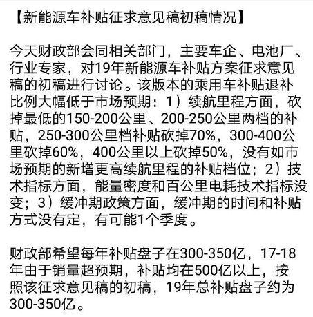 該信誰？2019年新能源汽車補貼版本滿天飛 到底哪個靠譜？